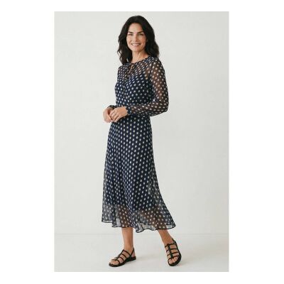 PennyBlack für Damen. 2611221083200 Kleid PBBMAESTA mairno (46), Lässig, Viskose, Langarm, Marine PennyBlack für Damen. 2611221083200 Kleid PBBMAESTA mairno (46), Lässig, Viskose, Langarm, Marine