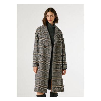 Pepe Jeans für Damen. PL4024373 Tasha Mantel grau (M), Lässig, Polyester Pepe Jeans für Damen. PL4024373 Tasha Mantel grau (M), Lässig, Polyester