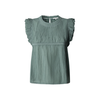 Pepe Jeans für Damen. PL3051379 Grüne Bluse von Dakota (M), Lässig, Baumwolle, Kurzarm Pepe Jeans für Damen. PL3051379 Grüne Bluse von Dakota (M), Lässig, Baumwolle, Kurzarm