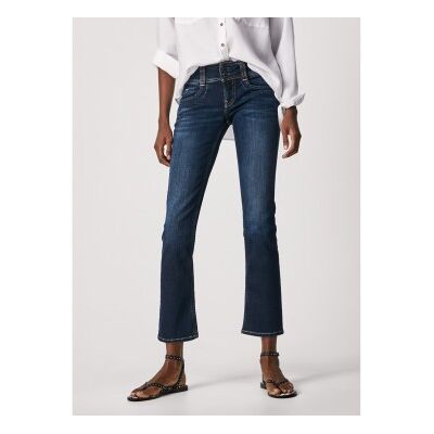 Pepe Jeans für Damen. PL204159H06 Gen Jeans dunkelblau (27/34), Lässig, Baumwolle, Marine Pepe Jeans für Damen. PL204159H06 Gen Jeans dunkelblau (27/34), Lässig, Baumwolle, Marine