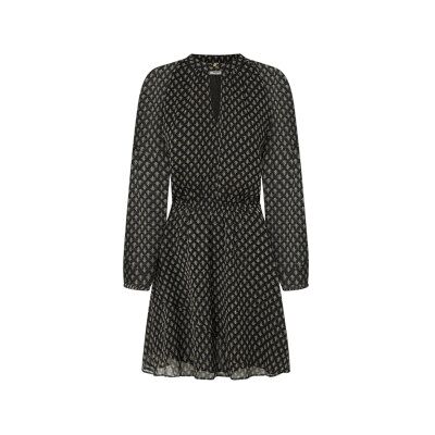 Pepe Jeans für Damen. PL953605 Salina Kleid schwarz (L), Lässig, Polyester, Langarm Pepe Jeans für Damen. PL953605 Salina Kleid schwarz (L), Lässig, Polyester, Langarm
