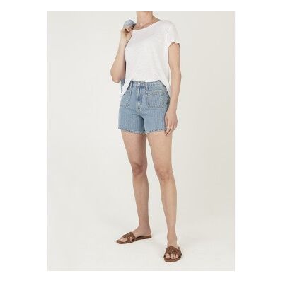 Pepe Jeans für Damen. PL80000303V4 Kurze Hose Rachel blau (27), Lässig, Baumwolle, Denim Pepe Jeans für Damen. PL80000303V4 Kurze Hose Rachel blau (27), Lässig, Baumwolle, Denim