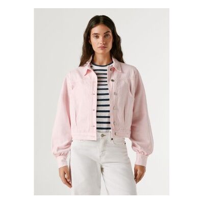 Pepe Jeans für Damen. PL40244620S1 Archiv Madeline Rosa Jacke (XS), Lässig, Baumwolle Pepe Jeans für Damen. PL40244620S1 Archiv Madeline Rosa Jacke (XS), Lässig, Baumwolle