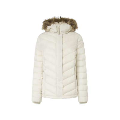 Pepe Jeans für Damen. PL402480 Babs Kurze weiße Jacke Babs Kurze weiße Jacke (M), Lässig, Nylon, Nachhaltig Pepe Jeans für Damen. PL402480 Babs Kurze weiße Jacke Babs Kurze weiße Jacke (M), Lässig, Nylon, Nachhaltig