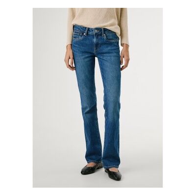 Pepe Jeans für Damen. PL2047325VA Blaue Piccadilly Bootcut Jeans (25/30), Lässig, Baumwolle, Denim Pepe Jeans für Damen. PL2047325VA Blaue Piccadilly Bootcut Jeans (25/30), Lässig, Baumwolle, Denim