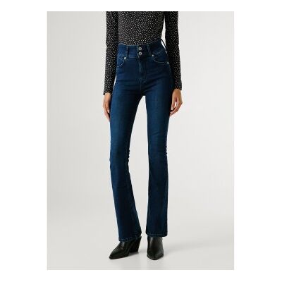 Pepe Jeans für Damen. PL20509277FB Flare Contour Hose blau (30/34), Lässig, Baumwolle Pepe Jeans für Damen. PL20509277FB Flare Contour Hose blau (30/34), Lässig, Baumwolle