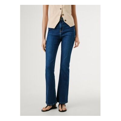 Pepe Jeans für Damen. PL2047335AB Jeans Flare Dion blau (30/30), Lässig, Baumwolle, Denim Pepe Jeans für Damen. PL2047335AB Jeans Flare Dion blau (30/30), Lässig, Baumwolle, Denim