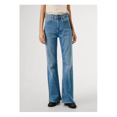 Pepe Jeans für Damen. PL2050803VA Jeans Flare Willa blau (30/30), Lässig, Baumwolle, Denim Pepe Jeans für Damen. PL2050803VA Jeans Flare Willa blau (30/30), Lässig, Baumwolle, Denim
