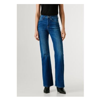 Pepe Jeans für Damen. PL20508054UA Jeans Flare Willa blau (30/30), Lässig, Baumwolle, Denim Pepe Jeans für Damen. PL20508054UA Jeans Flare Willa blau (30/30), Lässig, Baumwolle, Denim