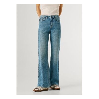 Pepe Jeans für Damen. PL20508054VB Jeans Flare Willa blau (30/32), Lässig, Baumwolle, Denim Pepe Jeans für Damen. PL20508054VB Jeans Flare Willa blau (30/32), Lässig, Baumwolle, Denim