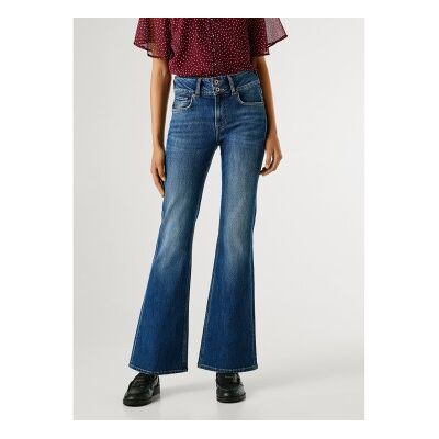 Pepe Jeans für Damen. PL20487755AC Jeans Flare Venus blau (27/34), Lässig, Baumwolle, Denim Pepe Jeans für Damen. PL20487755AC Jeans Flare Venus blau (27/34), Lässig, Baumwolle, Denim