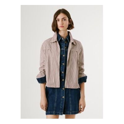 Pepe Jeans für Damen. PL4024327 Hannah beige Jacke (M), Lässig, Baumwolle Pepe Jeans für Damen. PL4024327 Hannah beige Jacke (M), Lässig, Baumwolle