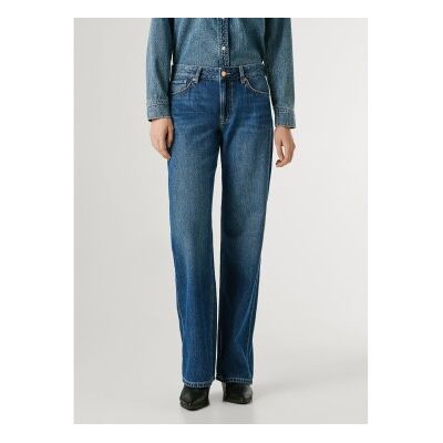 Pepe Jeans für Damen. PL20490264F2 Jeans Lose St blau (26/30), Lässig, Baumwolle, Denim Pepe Jeans für Damen. PL20490264F2 Jeans Lose St blau (26/30), Lässig, Baumwolle, Denim