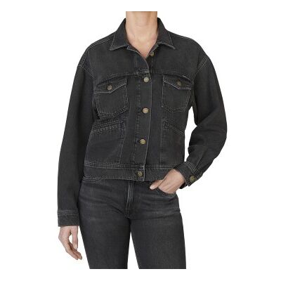Pepe Jeans für Damen. PL40243329W0 Relaxed Jacket schwarz (M), Lässig, Baumwolle, Denim Pepe Jeans für Damen. PL40243329W0 Relaxed Jacket schwarz (M), Lässig, Baumwolle, Denim