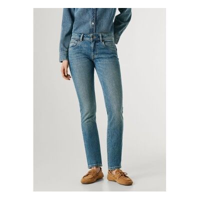 Pepe Jeans für Damen. PL20506284VB Jeans Iconic Brooke blau (27/34), Lässig, Baumwolle, Denim Pepe Jeans für Damen. PL20506284VB Jeans Iconic Brooke blau (27/34), Lässig, Baumwolle, Denim