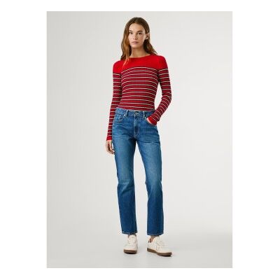 Pepe Jeans für Damen. PL2047304A3 Jeans Gerade Mary blau (28/30), Lässig, Baumwolle, Denim Pepe Jeans für Damen. PL2047304A3 Jeans Gerade Mary blau (28/30), Lässig, Baumwolle, Denim