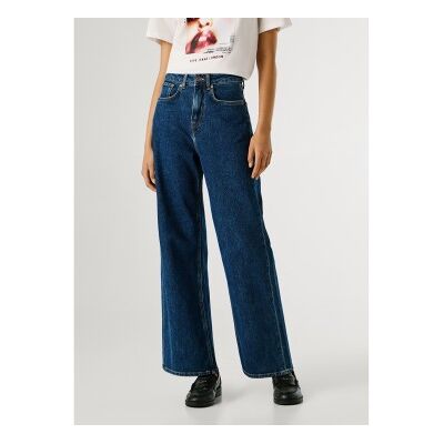Pepe Jeans für Damen. PL20473185SA Jeans Gerade Lexa blau (34/28), Lässig, Baumwolle, Denim Pepe Jeans für Damen. PL20473185SA Jeans Gerade Lexa blau (34/28), Lässig, Baumwolle, Denim