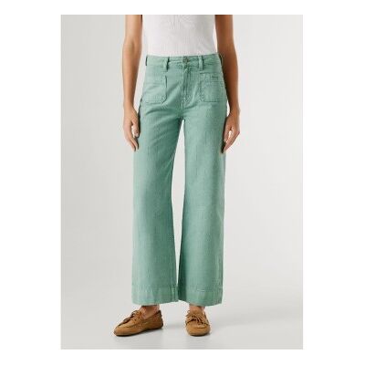 Pepe Jeans für Damen. PL20510170S1 Lexa grüne Hose (26/30), Lässig, Baumwolle Pepe Jeans für Damen. PL20510170S1 Lexa grüne Hose (26/30), Lässig, Baumwolle