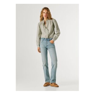 Pepe Jeans für Damen. PL2051021 Jeans Straight Arrow blau (28/30), Lässig, Baumwolle, Denim Pepe Jeans für Damen. PL2051021 Jeans Straight Arrow blau (28/30), Lässig, Baumwolle, Denim