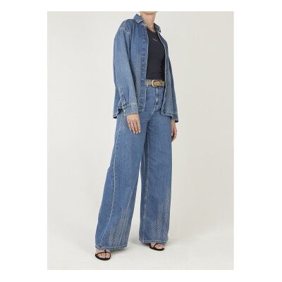 Pepe Jeans für Damen. PL2051049 Jaimi-Hose blau (26/30), Lässig, Baumwolle Pepe Jeans für Damen. PL2051049 Jaimi-Hose blau (26/30), Lässig, Baumwolle