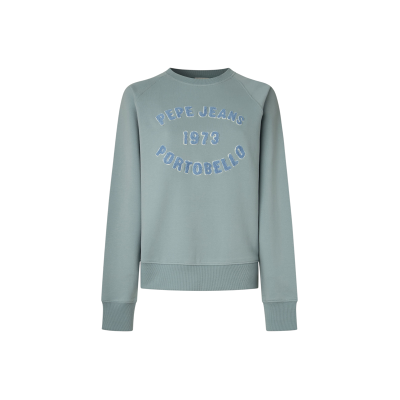 Pepe Jeans für Damen. PL5800016 Sweatshirt Baia blau (L), Lässig, Baumwolle Pepe Jeans für Damen. PL5800016 Sweatshirt Baia blau (L), Lässig, Baumwolle