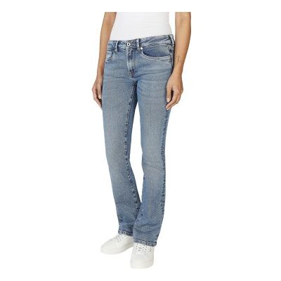 Pepe Jeans für Damen. PL204732IA3 Blaue Piccadilly-Jeans mit Bootcut-Passform (28/30), Lässig, Baumwolle, Denim, Nachhaltig Pepe Jeans für Damen. PL204732IA3 Blaue Piccadilly-Jeans mit Bootcut-Passform (28/30), Lässig, Baumwolle, Denim, Nachhaltig