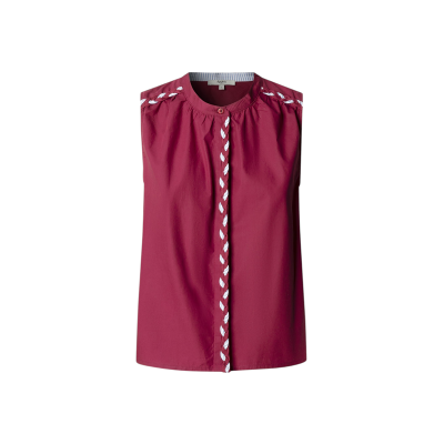 Pepe Jeans für Damen. PL3051390 Bluse Brita kastanienbraun (S), Lässig, Baumwolle, Ärmellos / Hosenträger Pepe Jeans für Damen. PL3051390 Bluse Brita kastanienbraun (S), Lässig, Baumwolle, Ärmellos / Hosenträger