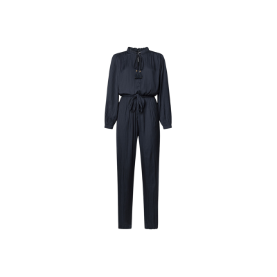 Pepe Jeans für Damen. PL230513 Candide marineblau Jumpsuit (M), Lässig, Polyester, Langarm Pepe Jeans für Damen. PL230513 Candide marineblau Jumpsuit (M), Lässig, Polyester, Langarm