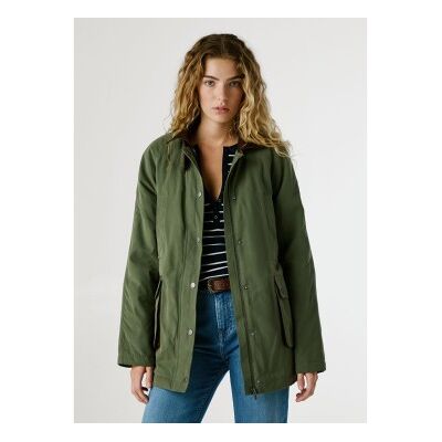 Pepe Jeans für Damen. PL4024352 Tess Jacke Grün (XL), Lässig, Polyester Pepe Jeans für Damen. PL4024352 Tess Jacke Grün (XL), Lässig, Polyester