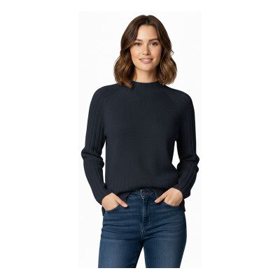 Pepe Jeans für Damen. PL7000056 Cherice Perkins Pullover navy (M), Lässig, Polyester, Marine Pepe Jeans für Damen. PL7000056 Cherice Perkins Pullover navy (M), Lässig, Polyester, Marine