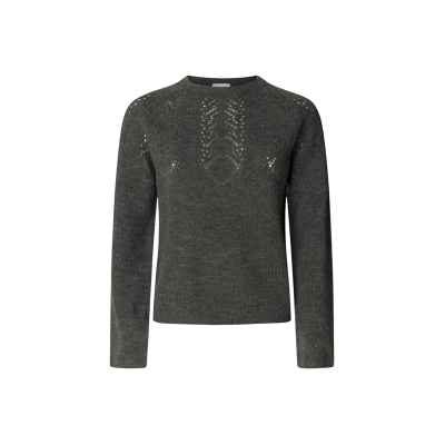 Pepe Jeans für Damen. PL7000010 Kirsche Pullover grau (M), Lässig, Acryl Pepe Jeans für Damen. PL7000010 Kirsche Pullover grau (M), Lässig, Acryl