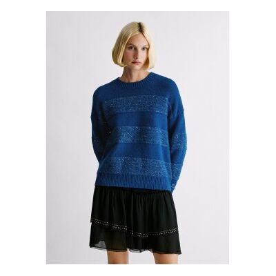 Pepe Jeans für Damen. PL7000065 Jersey Emma blau (S), Lässig, Polyester, Langarm Pepe Jeans für Damen. PL7000065 Jersey Emma blau (S), Lässig, Polyester, Langarm