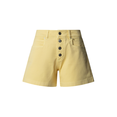Pepe Jeans für Damen. PL8000012 Shorts Hohe Taille Sandrine gelb (27), Lässig, Baumwolle Pepe Jeans für Damen. PL8000012 Shorts Hohe Taille Sandrine gelb (27), Lässig, Baumwolle