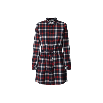 Pepe Jeans für Damen. PL9537750 Marina rotes Kleid (M), Lässig, Baumwolle, Langarm Pepe Jeans für Damen. PL9537750 Marina rotes Kleid (M), Lässig, Baumwolle, Langarm