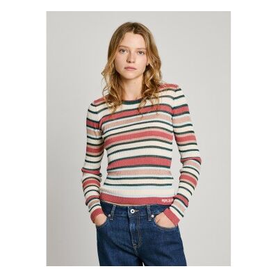 Pepe Jeans für Damen. PL702258 North Pullover mehrfarbig mehrfarbig (M), Lässig, Viskose Pepe Jeans für Damen. PL702258 North Pullover mehrfarbig mehrfarbig (M), Lässig, Viskose
