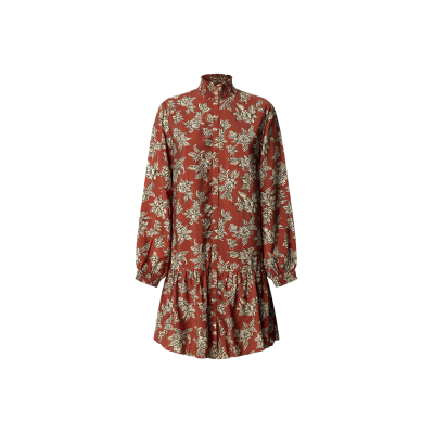 Pepe Jeans für Damen. PL9537693 Braunes Paloma-Kleid (S), Lässig, Viskose, Langarm Pepe Jeans für Damen. PL9537693 Braunes Paloma-Kleid (S), Lässig, Viskose, Langarm