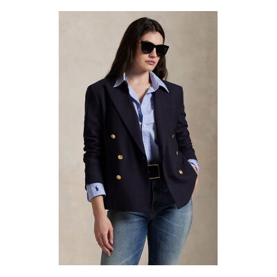 Polo Ralph Lauren für Damen. 211952571002 Blazer 2/74 marineblau (40), Lässig, Wolle Polo Ralph Lauren für Damen. 211952571002 Blazer 2/74 marineblau (40), Lässig, Wolle