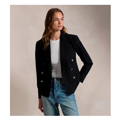 Polo Ralph Lauren für Damen. 211952571001 Blazer 2/74 schwarz (38), Lässig, Wolle Polo Ralph Lauren für Damen. 211952571001 Blazer 2/74 schwarz (38), Lässig, Wolle