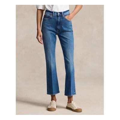 Polo Ralph Lauren für Damen. 211890140001 Blaue Cropped Bell Bottom Jeans (30/32), Lässig, Baumwolle, Denim Polo Ralph Lauren für Damen. 211890140001 Blaue Cropped Bell Bottom Jeans (30/32), Lässig, Baumwolle, Denim