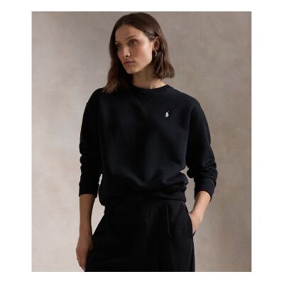 Polo Ralph Lauren für Damen. 211943006003 Fleece-Pullover schwarz (S), Lässig, Baumwolle Polo Ralph Lauren für Damen. 211943006003 Fleece-Pullover schwarz (S), Lässig, Baumwolle