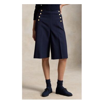 Polo Ralph Lauren für Damen. 211B17569001 Beaton-Hose aus Baumwolle und Wolle in Marineblau (38), Lässig Polo Ralph Lauren für Damen. 211B17569001 Beaton-Hose aus Baumwolle und Wolle in Marineblau (38), Lässig