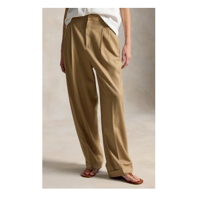 Polo Ralph Lauren für Damen. 211A10720002 Braune Bacall-Hose aus Wollmischung (36), Beige, Lässig, Wolle, Klassisch Polo Ralph Lauren für Damen. 211A10720002 Braune Bacall-Hose aus Wollmischung (36), Beige, Lässig, Wolle, Klassisch