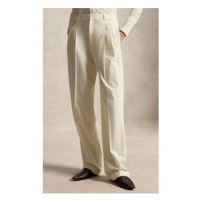 Polo Ralph Lauren für Damen. 211A10722001 Beigefarbene Bacall-Hose aus Wollmischung (40), Lässig, Wolle, Klassisch Polo Ralph Lauren für Damen. 211A10722001 Beigefarbene Bacall-Hose aus Wollmischung (40), Lässig, Wolle, Klassisch