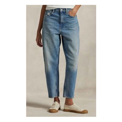 Polo Ralph Lauren für Damen. 211969409001 Jeans Curved Tapered blau (29/30), Lässig, Baumwolle, Denim Polo Ralph Lauren für Damen. 211969409001 Jeans Curved Tapered blau (29/30), Lässig, Baumwolle, Denim