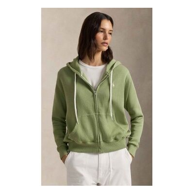 Polo Ralph Lauren für Damen. 211971699500 Entspanntes grünes Sweatshirt (S), Lässig, Baumwolle Polo Ralph Lauren für Damen. 211971699500 Entspanntes grünes Sweatshirt (S), Lässig, Baumwolle