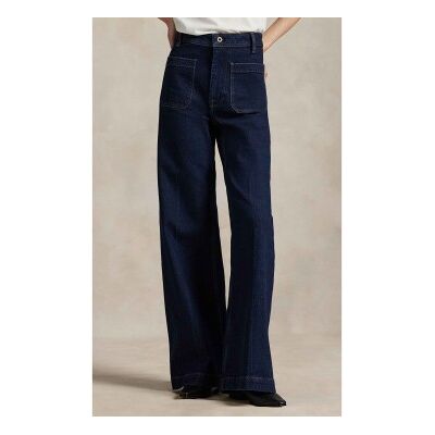 Polo Ralph Lauren für Damen. 211977962001 Marineblaue Bootcut-Jeans (34/32), Lässig, Baumwolle, Denim Polo Ralph Lauren für Damen. 211977962001 Marineblaue Bootcut-Jeans (34/32), Lässig, Baumwolle, Denim