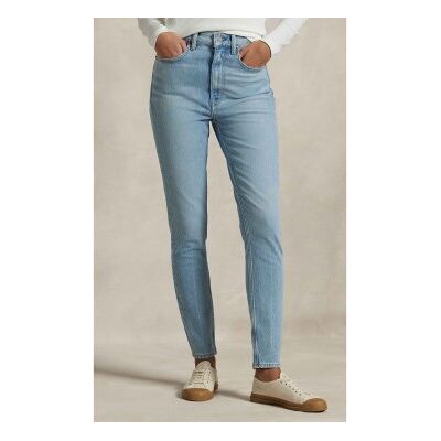 Polo Ralph Lauren für Damen. 211969390001 Super Slim High Rise Jeans blau (27/32), Lässig, Baumwolle, Denim Polo Ralph Lauren für Damen. 211969390001 Super Slim High Rise Jeans blau (27/32), Lässig, Baumwolle, Denim