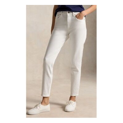 Polo Ralph Lauren für Damen. 211970682001 Parkside Active Taper elastische Jeans weiß (34/30), Lässig, Baumwolle, Denim Polo Ralph Lauren für Damen. 211970682001 Parkside Active Taper elastische Jeans weiß (34/30), Lässig, Baumwolle, Denim