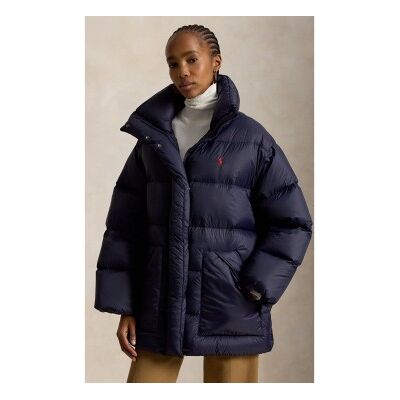 Polo Ralph Lauren für Damen. 211971186500 Puffer-Mantel marineblau (M), Lässig, Recyceltes Nylon Polo Ralph Lauren für Damen. 211971186500 Puffer-Mantel marineblau (M), Lässig, Recyceltes Nylon
