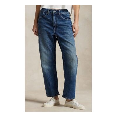 Polo Ralph Lauren für Damen. 211970179001 Jeans Relaxed Tapered Fit blau (26/32), Lässig, Baumwolle, Denim Polo Ralph Lauren für Damen. 211970179001 Jeans Relaxed Tapered Fit blau (26/32), Lässig, Baumwolle, Denim